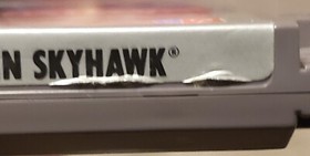 Captain Skyhawk - Nintendo NES - Solo cartucho suelto - Etiqueta da&ntilde;ada - Carrito