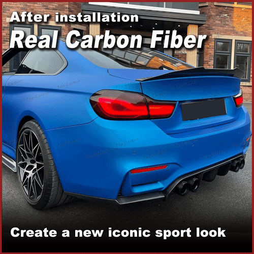 für BMW M3 F80 M4 F82 F83 2015-19 Carbon Splitter Flaps Wings Heck Seite Spoiler - Picture 3 of 9