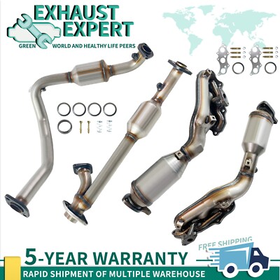 4x Catalytic Converter for Toyota 4runner 2013-2023 4.0L Front&Rear