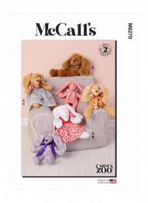 McCalls Schnittmuster 8270 OS (nur Einheitsgröße)
