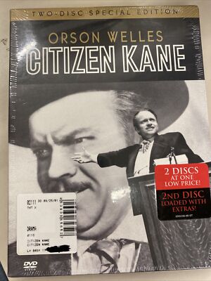 Citizen Kane (DVD, 1941, 2-Disc Set) Orson Wells b/w 119 mins. Rated PG. 