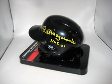 BILL MAZEROSKI PIRATES GREAT AUTO MINI HELMET INSCRIBED  "HOF 01" COA FREE SHIP