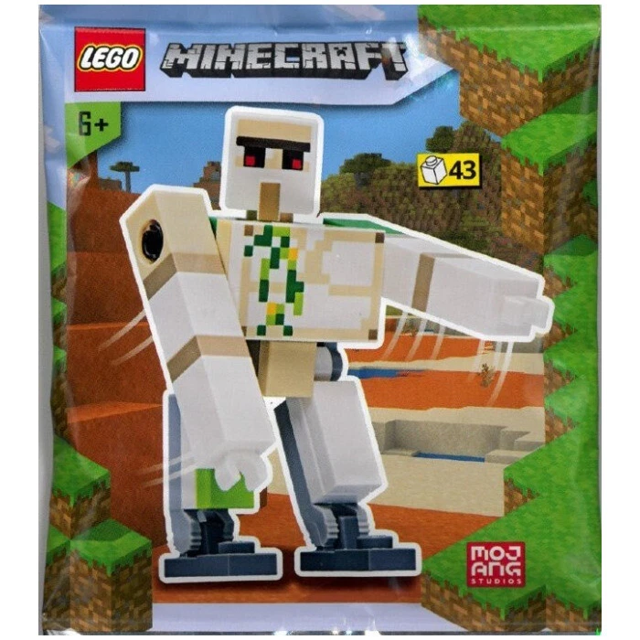 Lego Minecraft bolsa de papel alumínio golem de ferro 662203 (SELADA)