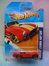 2011 Hot Wheels SHELBY CORBA 427 S/C #107?red;yellow;gold mc5?MUSCLE MANIA
