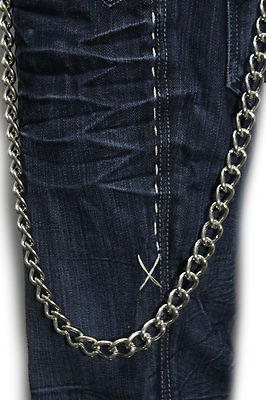 Portafoglio biker in pelle da uomo | Portafoglio biker rock, vintage e