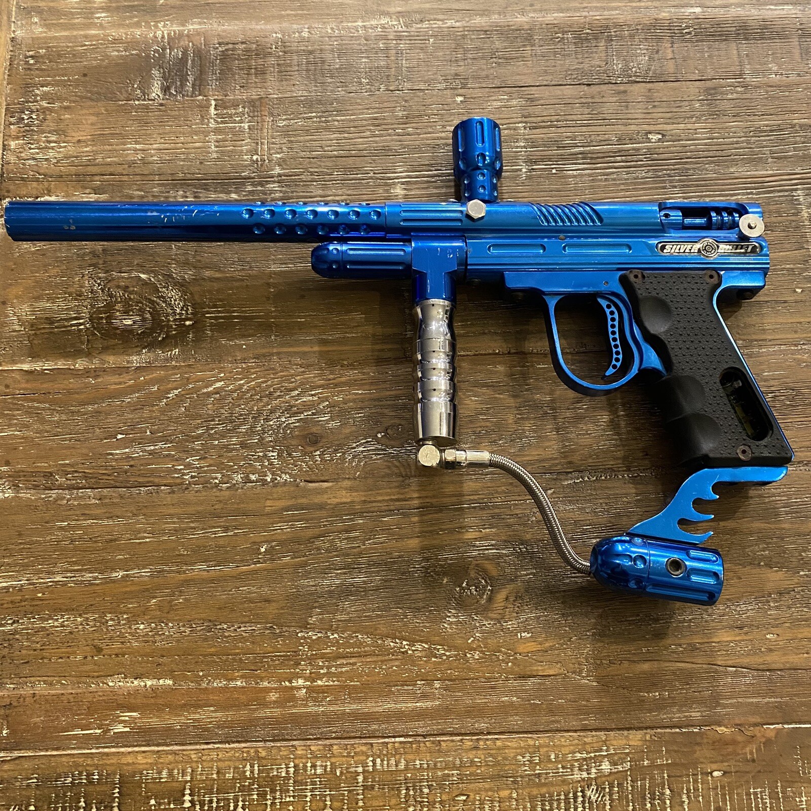 UNTESTED Rare/Vintage Psycho Ballistics Silver Bullet Paintball Gun