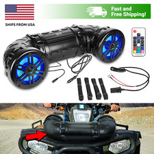 Belva BPS8RGB 600W Dual 8-inch ATV/UTV/Powersports Sound System with LED Lights