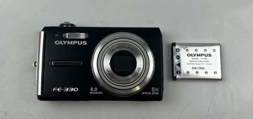 Defekte Ersatzteile/Reparatur Olympus Kameras FE-330 mit Akku, Karton und Handbuch - Bild 2 von 8