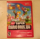 New Super Mario Bros. Wii (Nintendo Wii, 2009) With Manual Inserts Clean OFFER?