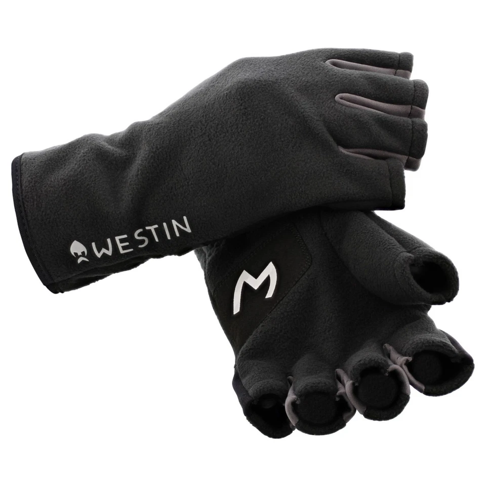 Westin HLF Fleece Handschuhe carbon black Outdoor Angeln Winter