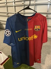 FC Barcelona 2008/2009 Home Jersey Messi #10, Roma Size Medium
