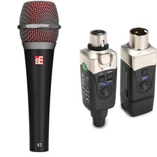 sE Electronics V7 Supercardioid Dynamic Handheld Vocal Microphone and Plug-on