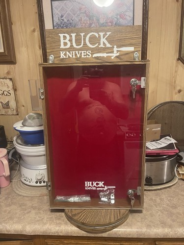 Buck Knives Rotating display case (Vintage!)