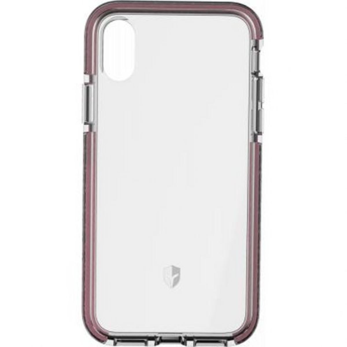 Coque rigide silicone transparent compatible iPhone X et iPhone XS Force Case