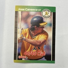 Donruss 1989 Jose Canseco 40/40 Club Insert #643 Oakland Athletics MLB