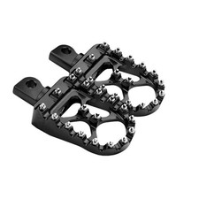 Aluminum Footpegs Motorcycle Vintage Inspired Design Enhanced Grip Universal