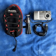 Olympus Digital Camera Camedia D-540 Zoom 3.2MP Silver Tested w/case + Tripod