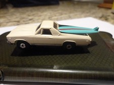 vintage aurora tjet ho slot car white el camino