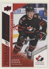 2020 Team Canada Juniors Program of Excellence Exclusives /165 Aidan Dudas 8db