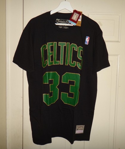 Men's Larry Bird 1986 Boston Celtics Mitchell & Ness Name & Number T-Shirt NWT