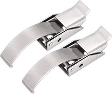 uxcell 1.83-inch SUS304 Stainless Steel Draw Toggle Latch with Silver