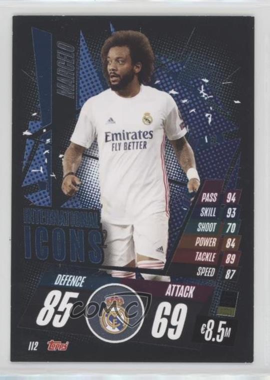 2020-21 Topps Match Attax UEFA Champions League International Icons Marcelo 02l5
