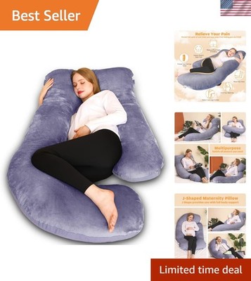 Pregnancy Pillow, U Shaped Full Body Maternity Pillow 58 inch, Pregnant Women...