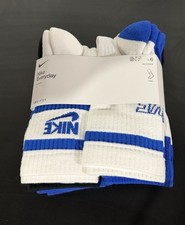 Nike Everyday Dri-FIT Crew Socks 6 Pairs Size M