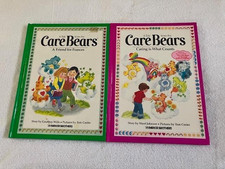 Vintage A Tale From The Care Bears TWO Book Lot Hardback Parker Brothers 1983
