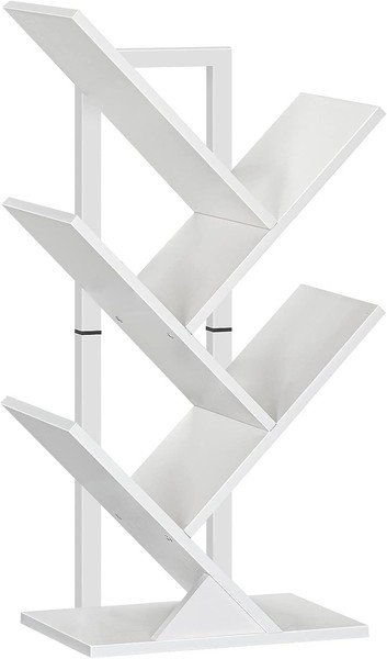 BüCherregal, Standregal In Baumform, Bodenstehendes BüCherregal 34 X 20 X 71 Cm-image