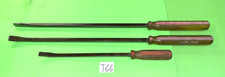 Mac Tools 3 Piece Pry Bars Curved Straight 12 Inch 19 Inch Length