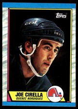1989-90 Topps #130 Joe Cirella Quebec Nordiques Hockey Card