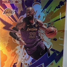 Topps NBA Hoops Hard Wired LeBron James Los Angeles Lakers #HW-11 (2025)