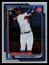 Fernando Cruz Chicago Cubs #BCP-197 Bowman 2024 Bowman Chrome Prospects