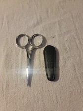 Gingher 4" Embroidery Scissors with Large Handle W/Sheath G-4014