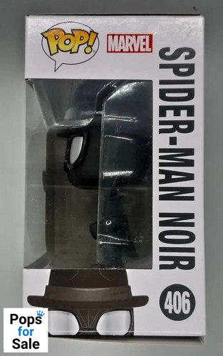 406 Spider-Man Noir (Hat) Marvel Spiderman Into The Spiderverse Funko POP - 第 5/6 張圖片