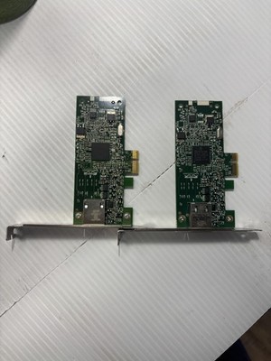 Lot of 2 - Dell Broadcom BCM95722A2202G Gigabit PCIe 1x R7DX1 tested working