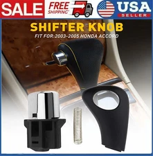 FOR HONDA ACCORD 03/04/05 AUTOMATIC SHIFTER HANDLE SHIFT KNOB BUTTON+SIDE PLATE