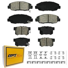 Front Rear Ceramic Brake Pads For 2006 2007 2008 2009 2010 2011 Honda Civic