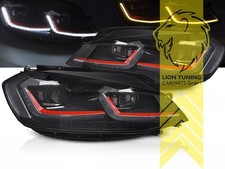 Voll LED Scheinwerfer echtes TFL für VW Golf 7 Facelift 7.5 Limousine Variant sc