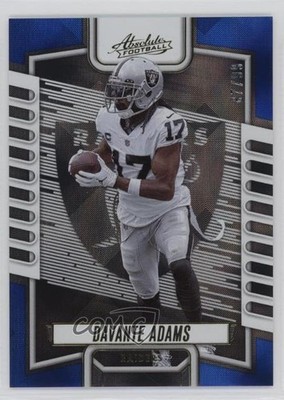 2023 Panini Absolute Blue Diamonds 67/99 Davante Adams #76 18yu