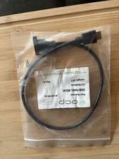 QCP HDMI Panel Mount Extension Cable 2 ft Black 61-00195-02