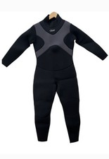 Hevto S1 Women's Full Body Wetsuit Small Black Gray Neoprene