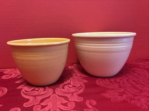 VINTAGE FIESTA NESTING BOWLS #1 AND #2 PRE OWNED