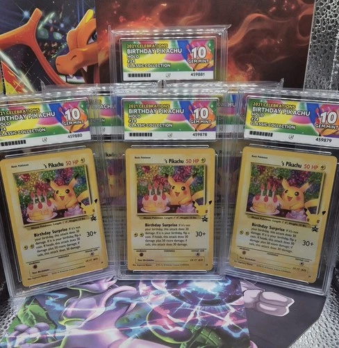 Pokemon TCG: Birthday Pikachu 24 Celebrations Black Star-  ACE 10 (6 For Sale)