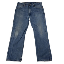 Wrangler Cowboy Cut Original Fit Blue Jeans Mens 36x30 36X28 Fit 36MWZ