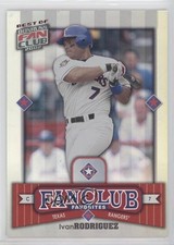 2002 Donruss Best of Fan Club /2025 Ivan Rodriguez #267 HOF 0o6v