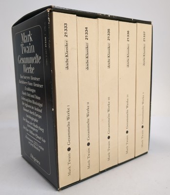 Buch: Mark Twain - Gesammelte Werke, 5 Bände, 1985, Diogenes Taschenbücher