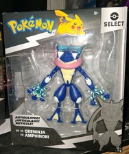 Pok mon Select Series Greninja   Articulated Figure Official Jazwares Ages 8 