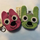 Rare HOOPS & YOYO Crochet COIN PURSE Keychain Lot 2 w/ Original Tags HALLMARK — photo 4